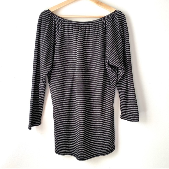 White House Black Market Metallic Top L - Picture 5 of 8